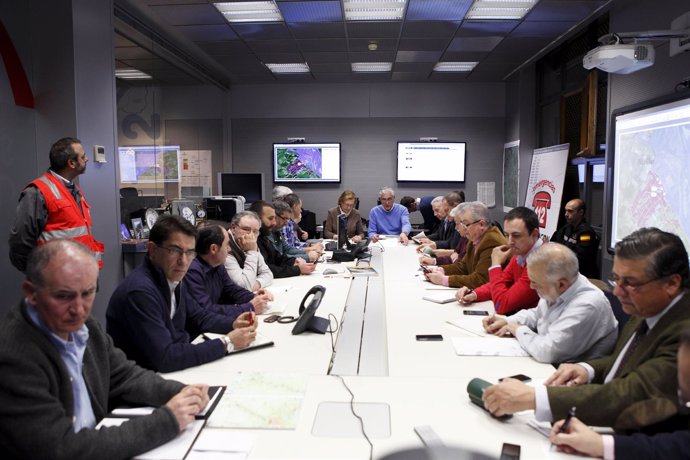 Reunión del Centro de Coordinación Operativa en Emergencias. 