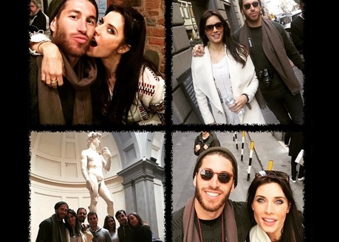 Sergio Ramos y Pilar Rubio, escapada romántica a Florencia 
