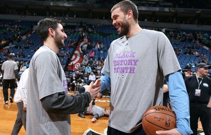 Ricky Rubio Marc Gasol Minnesota Timberwolves Memphis Grizzlies