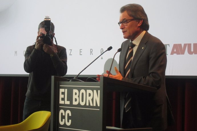 Almuerzo informativo del presidente Artur Mas en El Born CC
