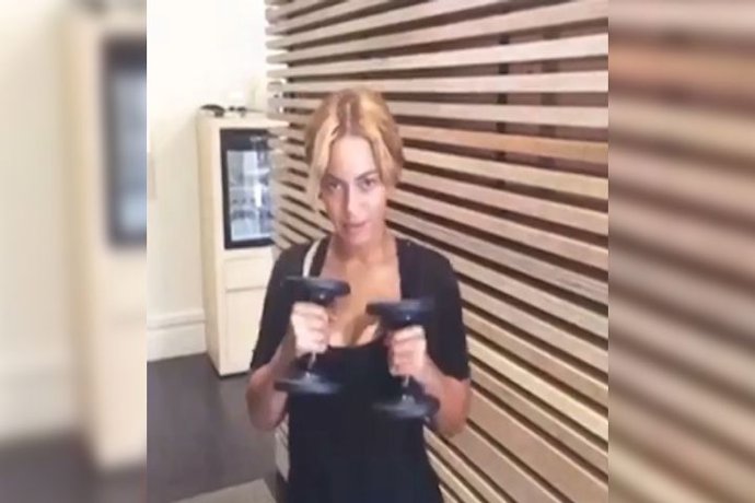 Beyoncé, al ritmo de 'Rocky'