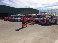 Cruz Roja moviliza efectivos ante el posible desalojo de Pina de Ebro