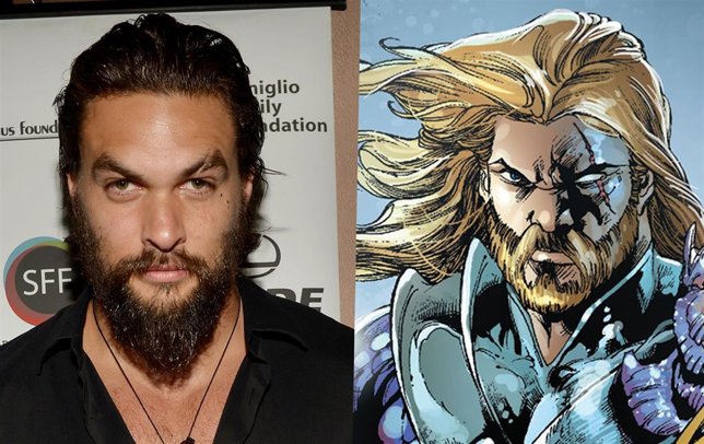 Jason Momoa y Aquaman
