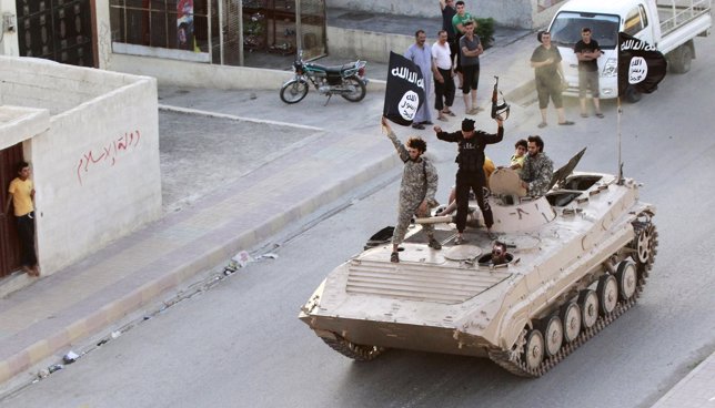 Militantes del Estado islámico en Siria