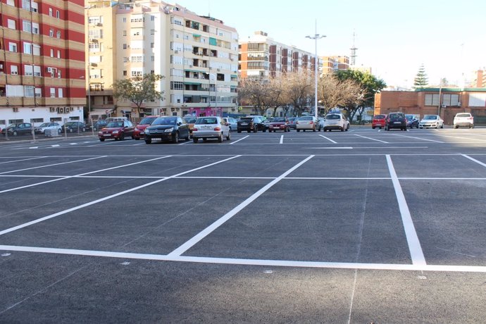 Nuevo aparcamiento de la calle Tariquejo. 