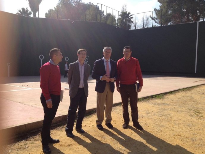 Visita del alcalde de Jaén al Parque del Seminario