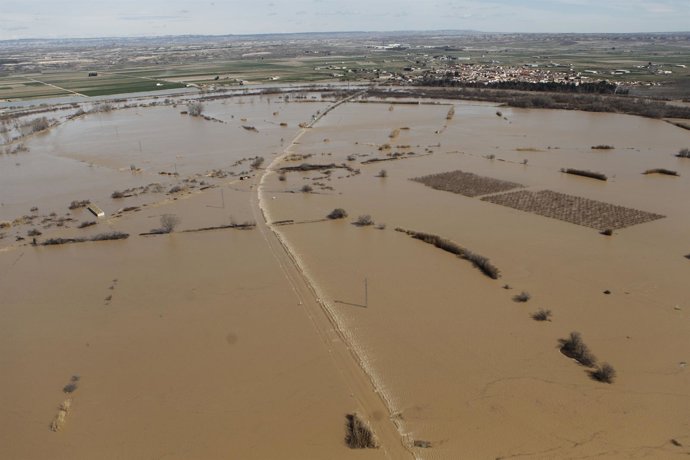 Crecida extraordinaria del Ebro en 2015
