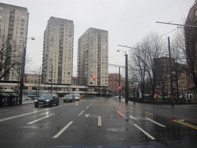 Lluvia en Bilbao