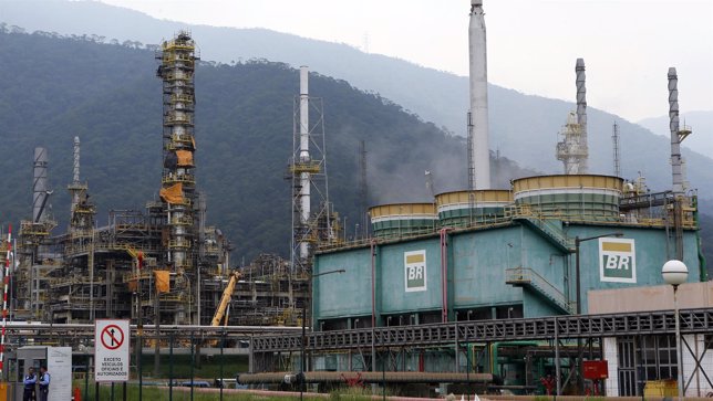 Visión general de la refinería de Petrobras en Cubatao