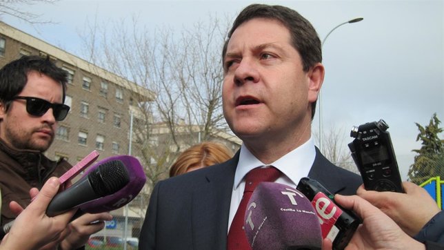 García-Page en rueda de prensa