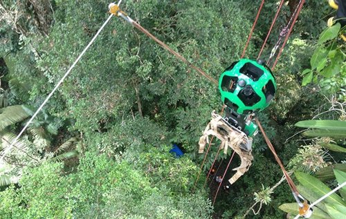 Selva amazónica en tirolina