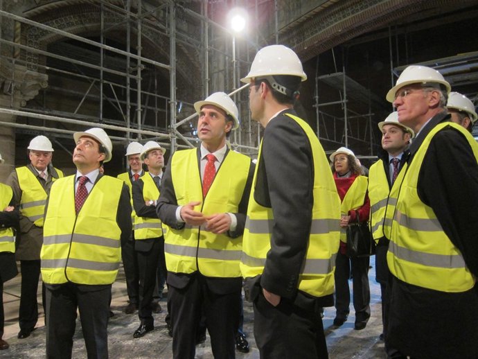 Visita a la rehabilitación de la estructura de la Iglesia del S.Comillas