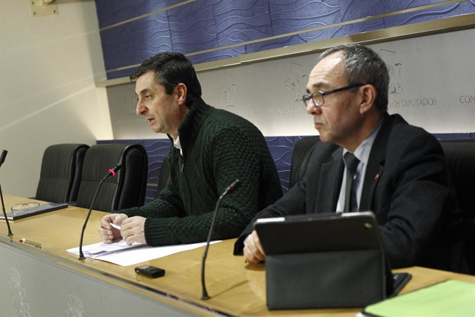 José Luis Centella y Joan Coscubiela.