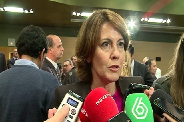 La presidenta de Navarra, Yolanda Barcin