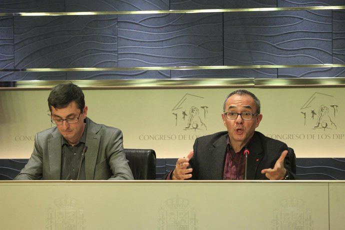 José Luis Centella y Joan Coscubiela