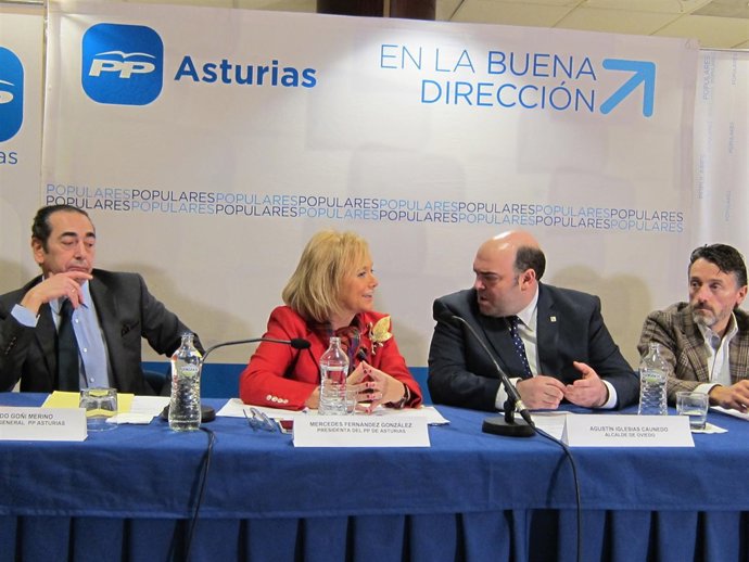 Fernando Goñi, Mercedes Fernández, Agustín I. Caunedo y Matías Feito 