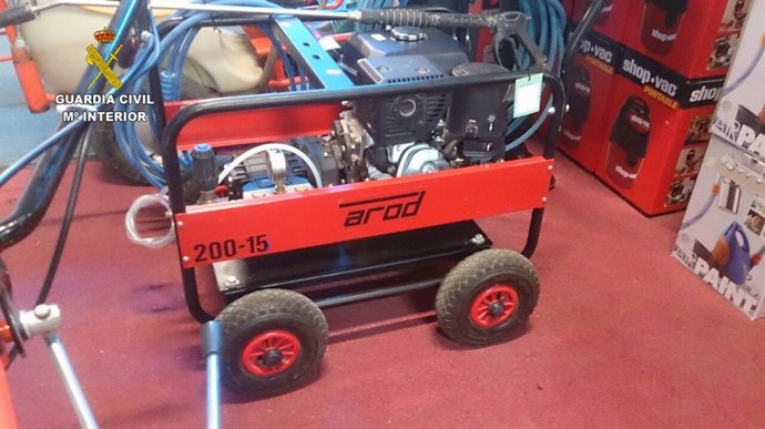 Herramienta usada para realizar la estafa.