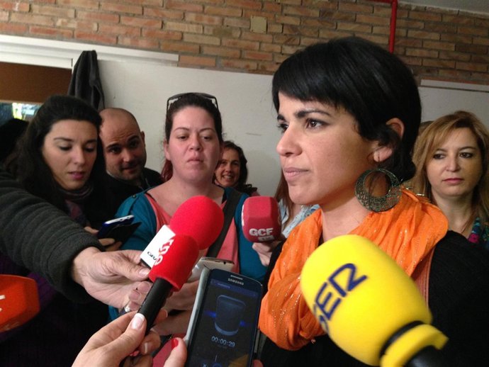 Teresa Rodríguez, de Podemos, en Granada