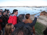 Sánchez dice que Rajoy tiene que "dar la cara" por las riadas