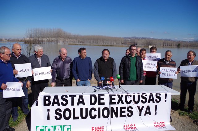 Portavoces y miembros de COAG Valle del Ebro