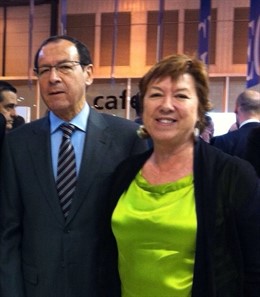 Miguel Ángel Cámara y Pilar Barreiro.