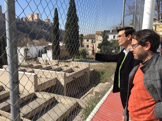 Francisco Cuenca visitando el Carmen del Negro