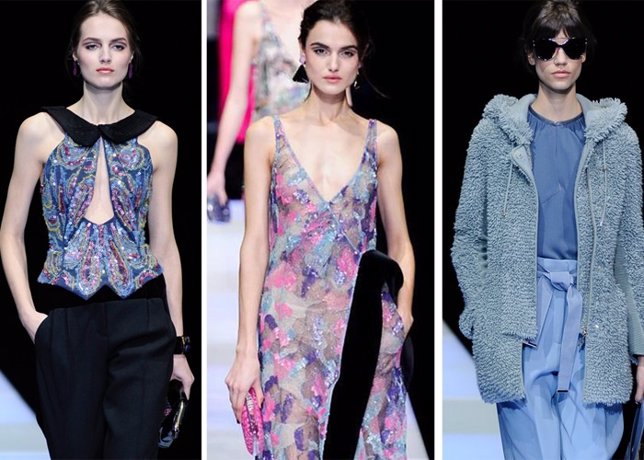 Blanca Padilla desfila para Armani en la Milán Fashion Week