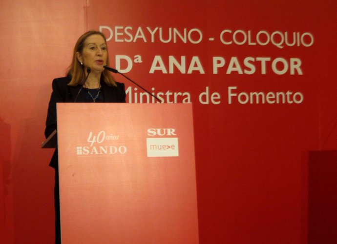 La ministra de Fomento, Ana Pastor, en Málaga