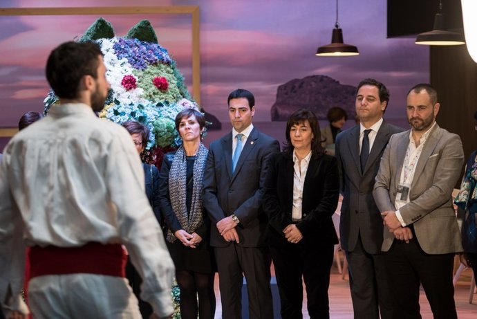 Inauguración del stand Bilbao-Bizkaia en la Feria ITB Berlín