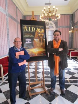 Lorenzo Piriz Carbonell junto al tenor Carlos Moreno