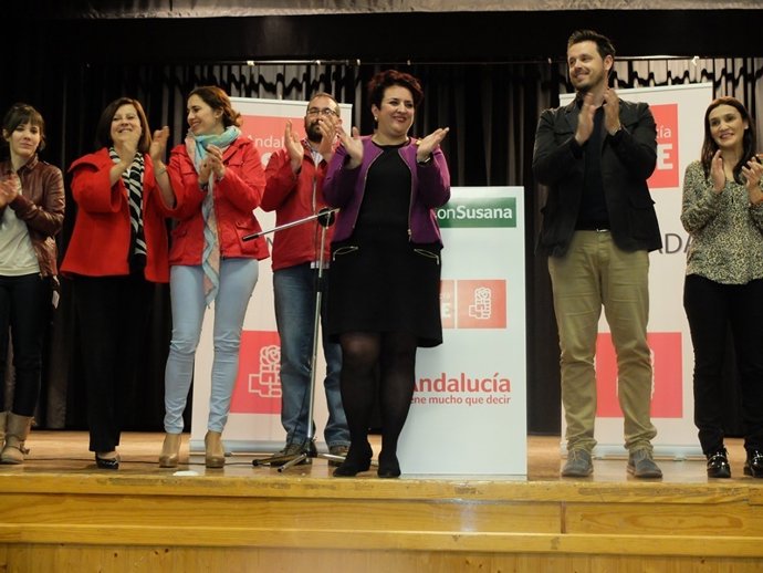 Jiménez y Sánchez Rubio, en un acto en Padul