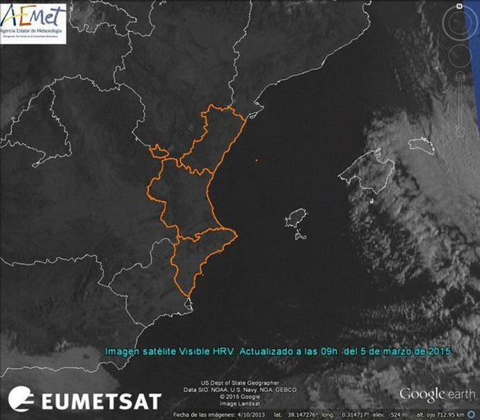 Cielos despejados este jueves ne la Comunitat