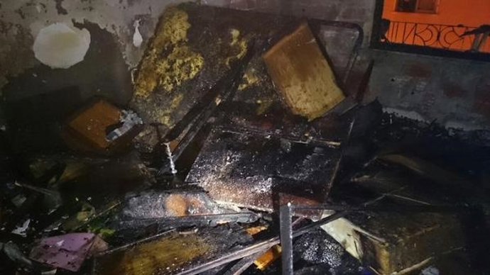 Incendio de una vivienda en Torrent