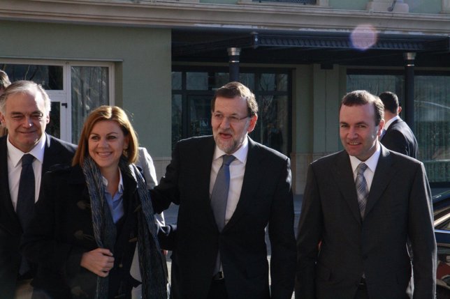 Rajoy, Pons, Cospedal y Weber en Toledo