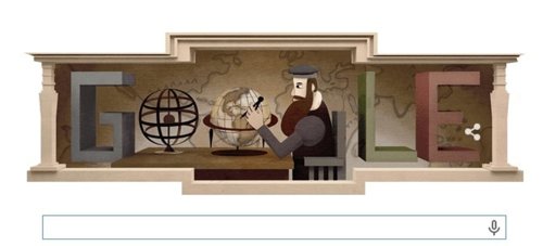 Doodle Gerardus Mercator