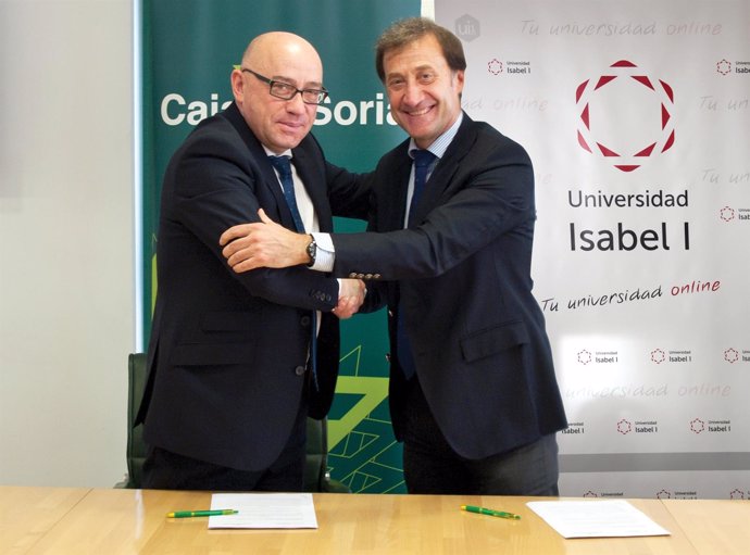La Universidad Isabel I y Caja Rural de Soria firman un convenio de colaboración
