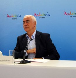 El consejero de Turismo y Comercio, Luciano Alonso, en Berlín