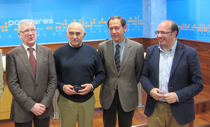 Ramón Luis Valcárcel, Alberto Garre, Miguel Ángel Cámara y Pedro Antonio Sánchez