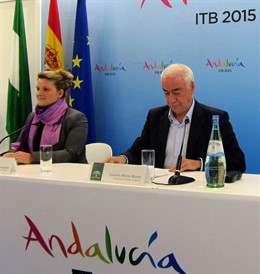 Alonso, en la feria de turismo de Berlín