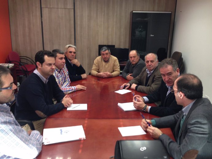 Reunión de la Ejecutiva de COAG Jaén con Sebastián Quirós