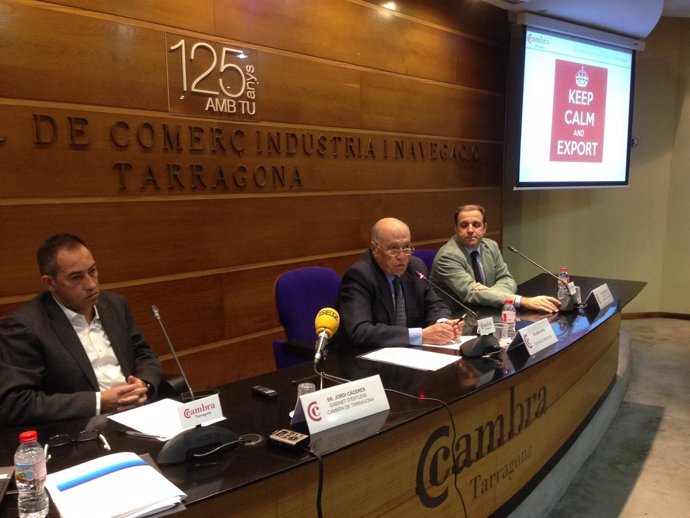 Sergi Vives, Jordi Cáceres y Roberto Barros (Cámara de Comercio de Tarragona)