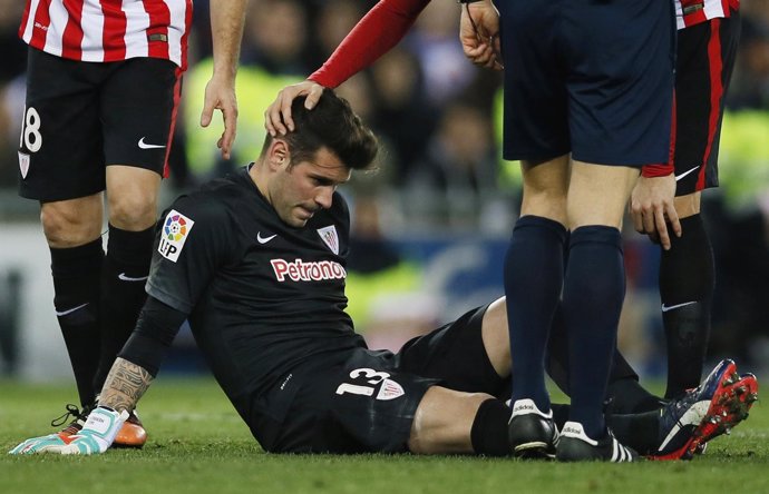 Iago Herrerín se lesiona ante el Espanyol en Copa