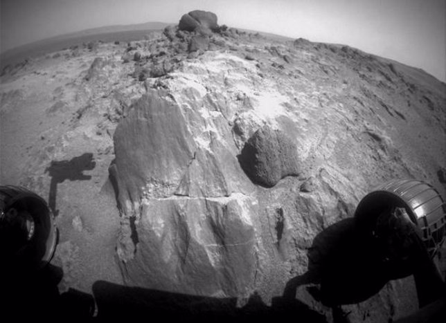 Rocas inéditas en Marte