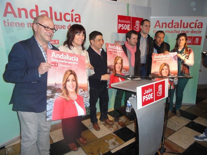 Acto de inicio de campaña del PSOE de Jaén
