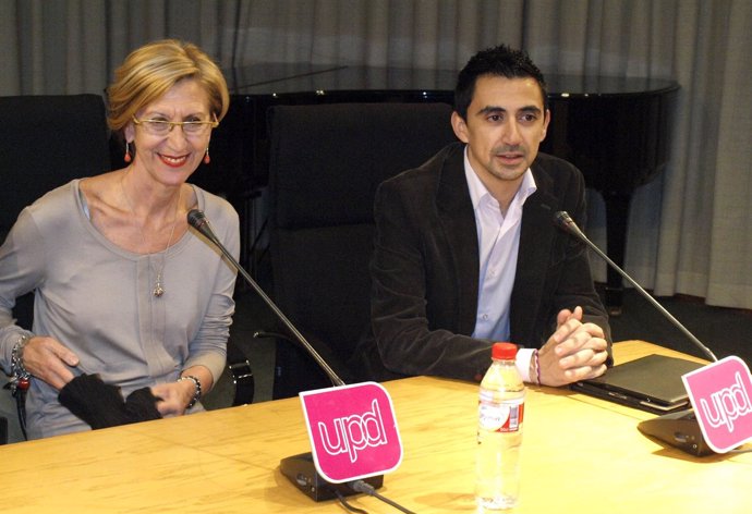 Rosa Díez y Rubén Juan Serna de UPYD