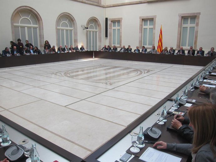 Reunión del Pacte Nacional pel Dret a Decidir