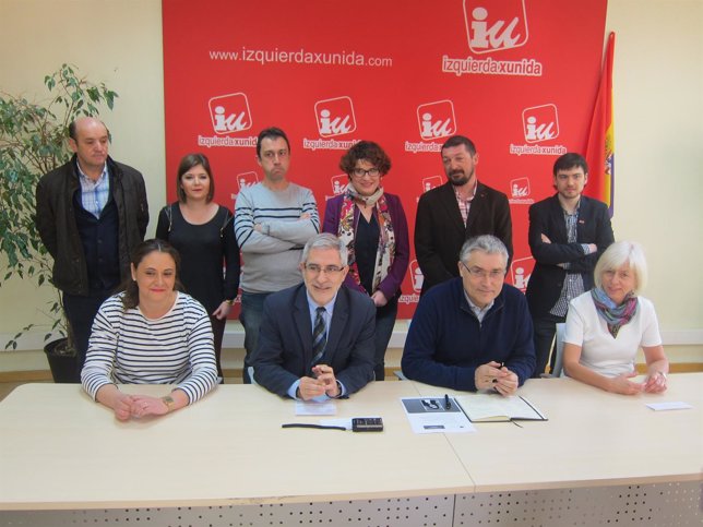 Presentación de los candidatos de IU a la Junta General del Principado.