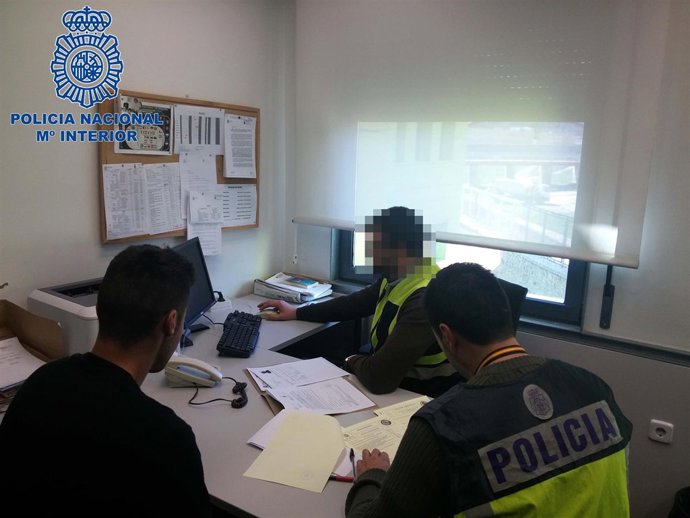 Imagen de uno de los detenidos