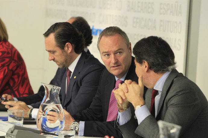 Alberto Fabra en el Comité Ejecutivo Nacional del PP
