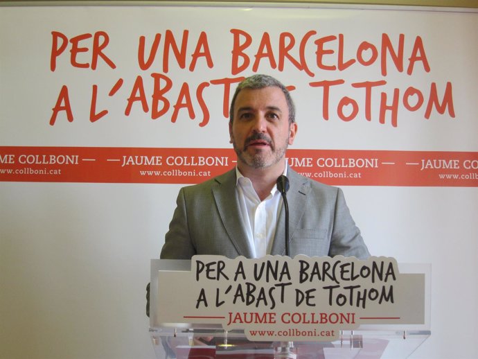 El candidato del PSC a Barcelona, Jaume Collboni